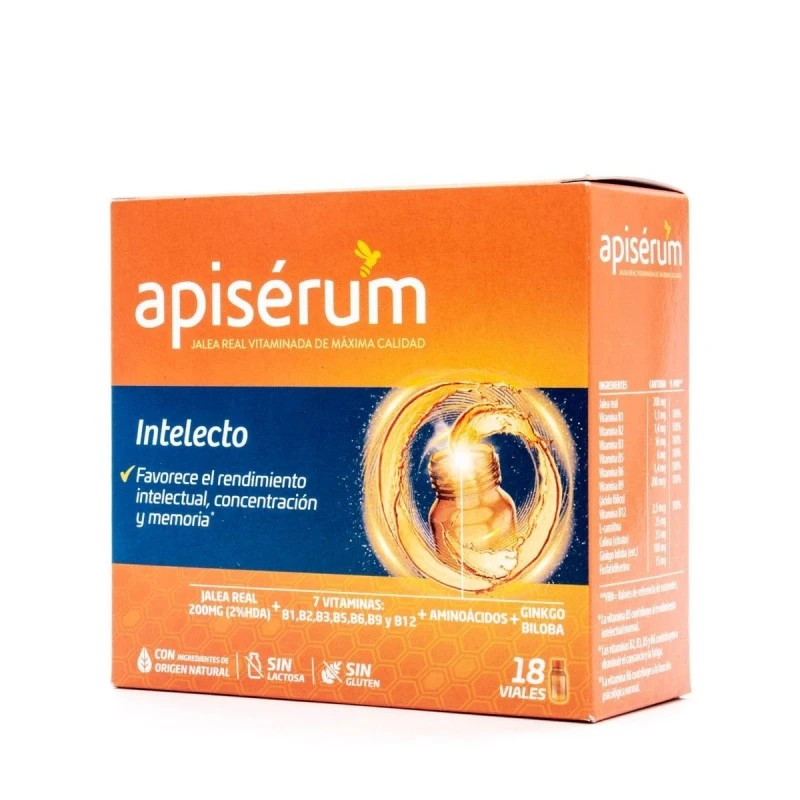 Apiserum Intelecto 500mg 18 Viales 3 Apiserum Intelecto 500mg 18 Viales