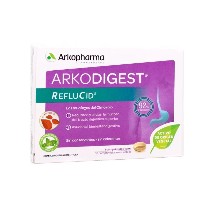 Arkopharma Arkodigest Reflucid 16 Comprimidos 3 Arkopharma Arkodigest Reflucid 16 Comprimidos