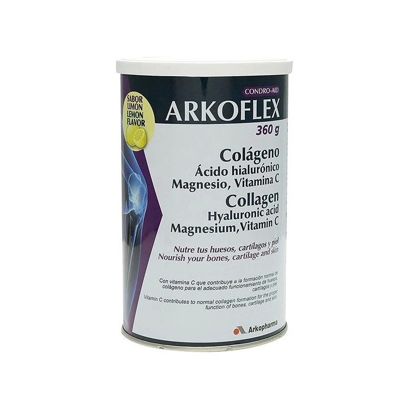 Arkopharma Arkoflex Colágeno Sabor Limón 360gr 4 Arkopharma Arkoflex Colágeno Sabor Limón 360gr - Imagen 2