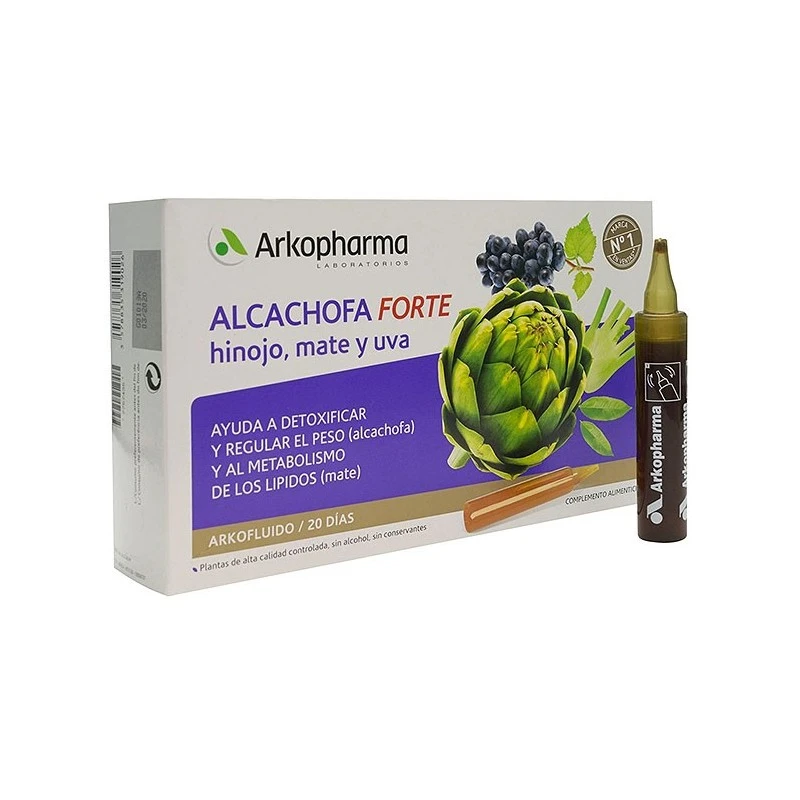 Arkopharma Arkofluido Alcachofa Forte 15 Ml 20 Ampollas 3 Arkopharma Arkofluido Alcachofa Forte 15 Ml 20 Ampollas