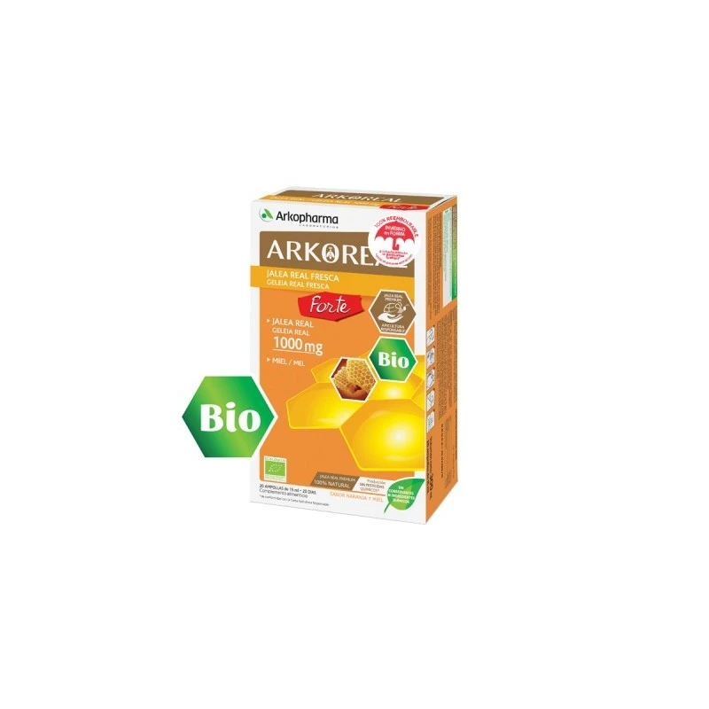 Arkopharma Arkoreal Jalea Real 1000 Mg. 20 Ampollas 3 Arkopharma Arkoreal Jalea Real 1000 Mg. 20 Ampollas