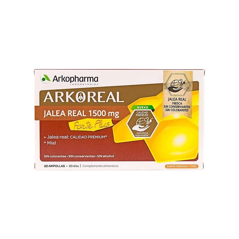 Arkopharma Arkoreal Jalea Real 1500 Mg. 20 Ampollas 5 Arkopharma Arkoreal Jalea Real 1500 Mg. 20 Ampollas - Imagen 3