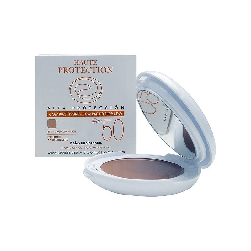 Avène Avene Solar Spf 50+ Compacto Dorado 10gr 3 Avène Avene Solar Spf 50+ Compacto Dorado 10gr