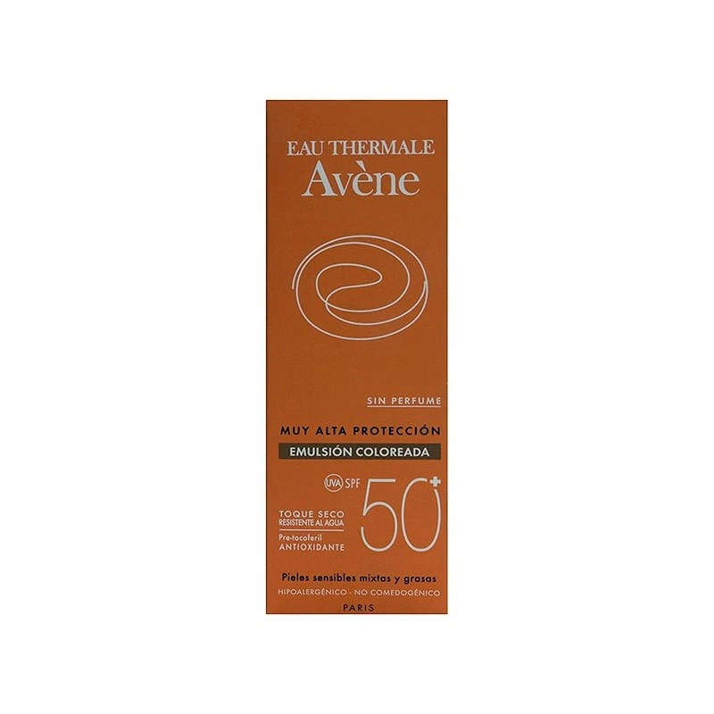 Avène Avene Solar SPF50+ Emulsion Coloreada 50ml 7 Avène Avene Solar SPF50+ Emulsion Coloreada 50ml - Imagen 5