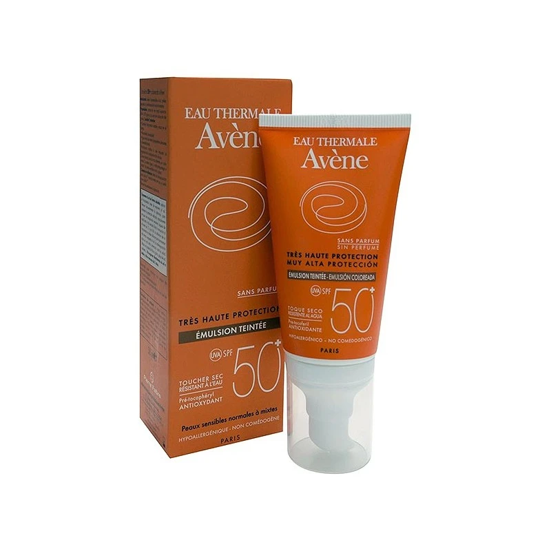 Avène Avene Solar SPF50+ Emulsion Coloreada 50ml 3 Avène Avene Solar SPF50+ Emulsion Coloreada 50ml