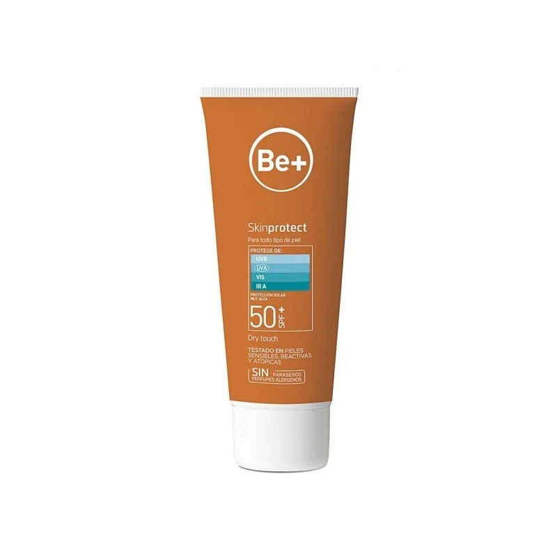 Be+ Leche Solar Skin Protect SPF50+ Toque Seco 200ml 3 Be+ Leche Solar Skin Protect SPF50+ Toque Seco 200ml