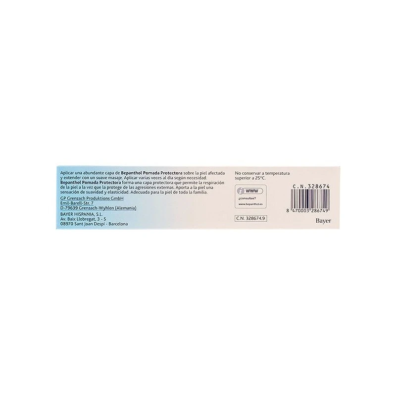 Bepanthol Pomada Protectora 100 Gr 7 Bepanthol Pomada Protectora 100 Gr - Imagen 5