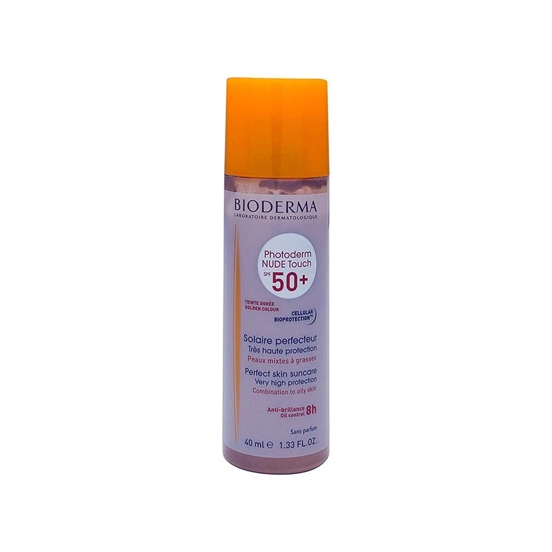 Bioderma Photoderm Nude SPF50 Dorado 40ml 4 Bioderma Photoderm Nude SPF50 Dorado 40ml - Imagen 2