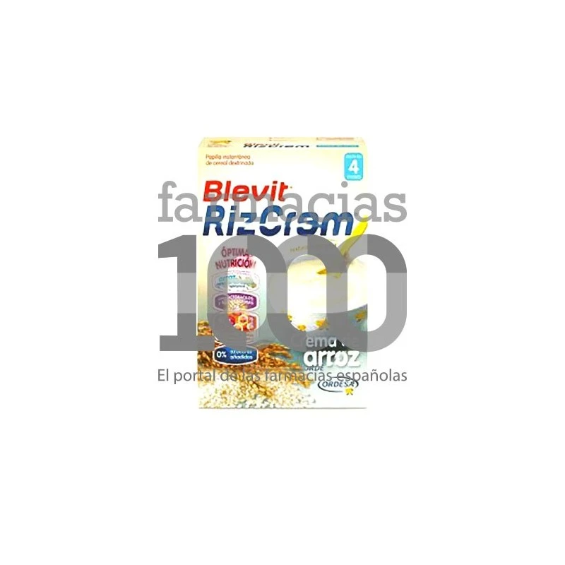 Blevit Riz Crem Crema De Arroz 300g 3 Blevit Riz Crem Crema De Arroz 300g