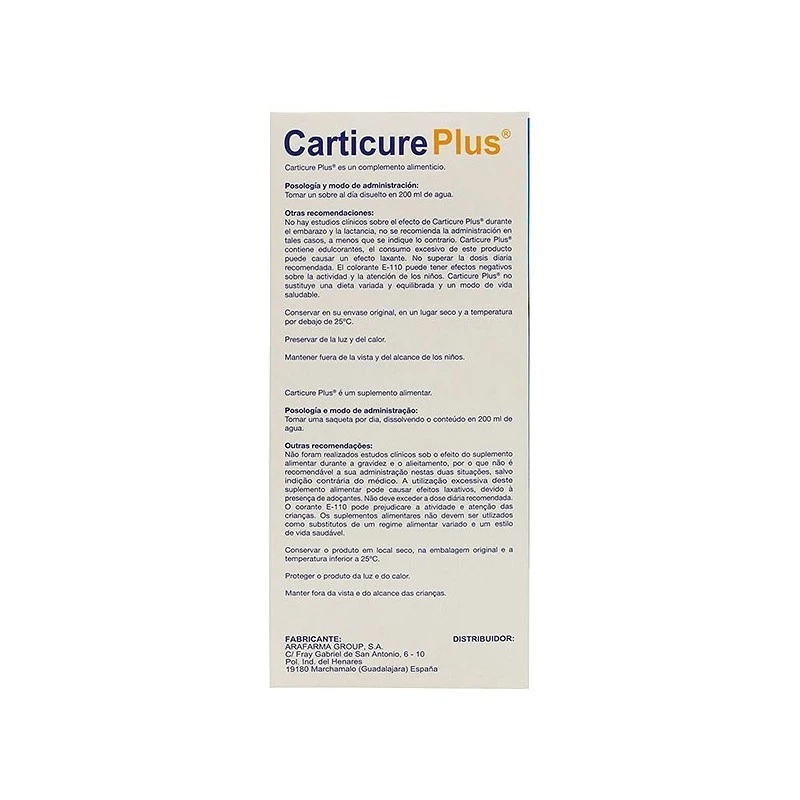 Carticure Plus Condroitina + Glucosamina + Colágeno 30 Sobres 4 Carticure Plus Condroitina + Glucosamina + Colágeno 30 Sobres - Imagen 2