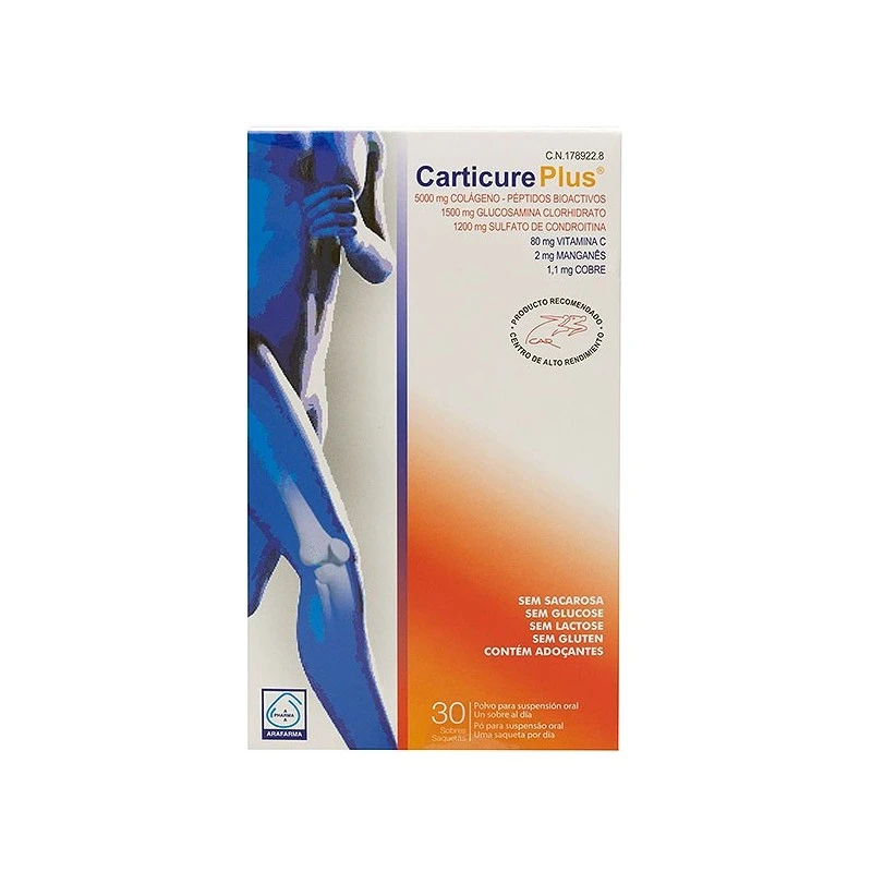 Carticure Plus Condroitina + Glucosamina + Colágeno 30 Sobres 3 Carticure Plus Condroitina + Glucosamina + Colágeno 30 Sobres