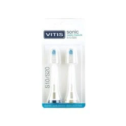 CEPILLO DENTAL ELECTRICO VITIS SONIC S10/S20 MEDIO 2U RECAMBIO CABEZAL