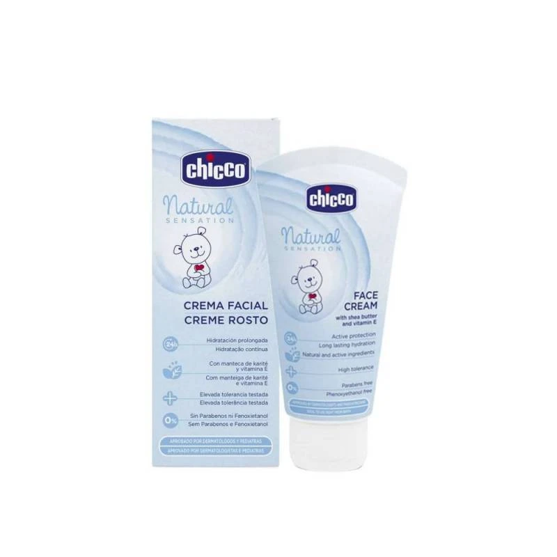 Chicco Natural Sensation Crema Facial Bebé 50ml 3 Chicco Natural Sensation Crema Facial Bebé 50ml
