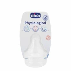 Chicco Tetina Silicona Boca Ancha Flujo Regulable + 2 M