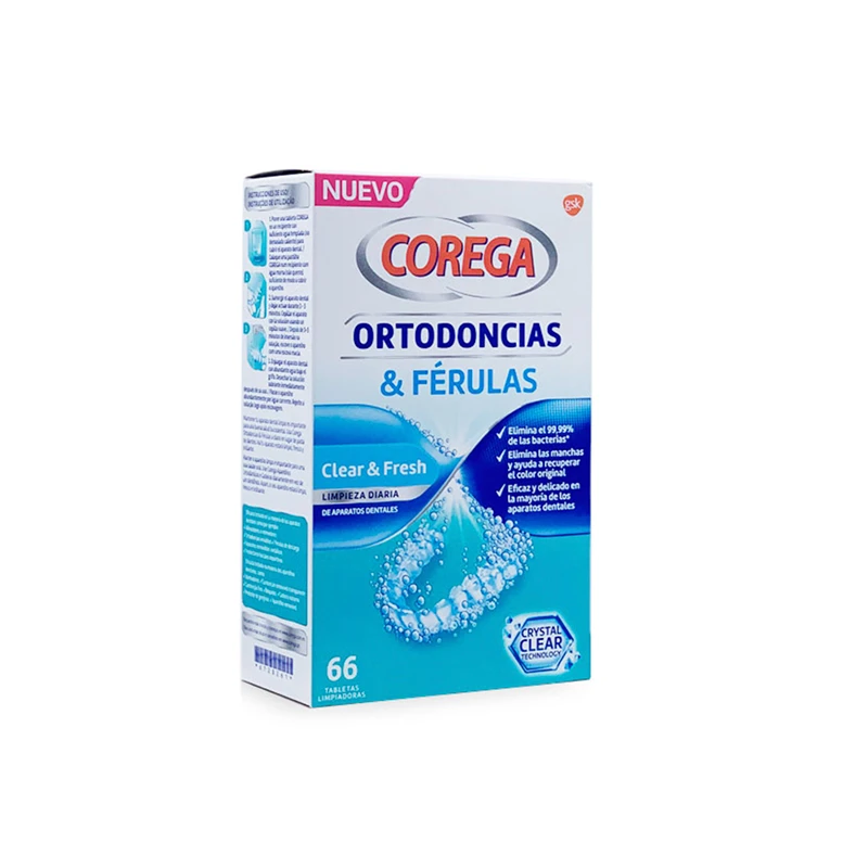 Corega Ortodoncias Y Férulas 66 Tabletas 3 Corega Ortodoncias Y Férulas 66 Tabletas