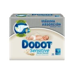 DODOT SENSITIVE TALLA 1 2-5Kg 30 UNIDADES