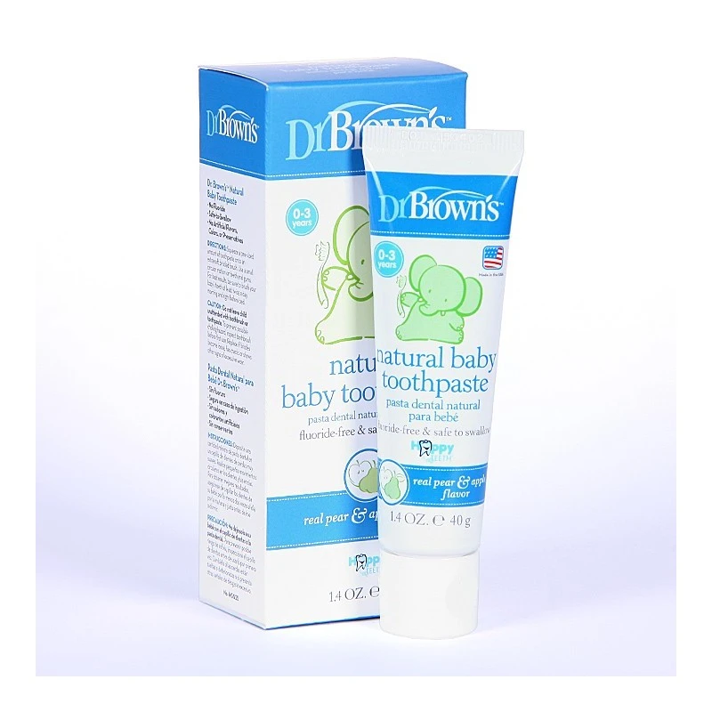 Dr Brown's Pasta De Dientes Natural 0 A 3 Años 3 Dr Brown's Pasta De Dientes Natural 0 A 3 Años