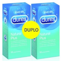 Duplo Durex Natural Plus 12uds