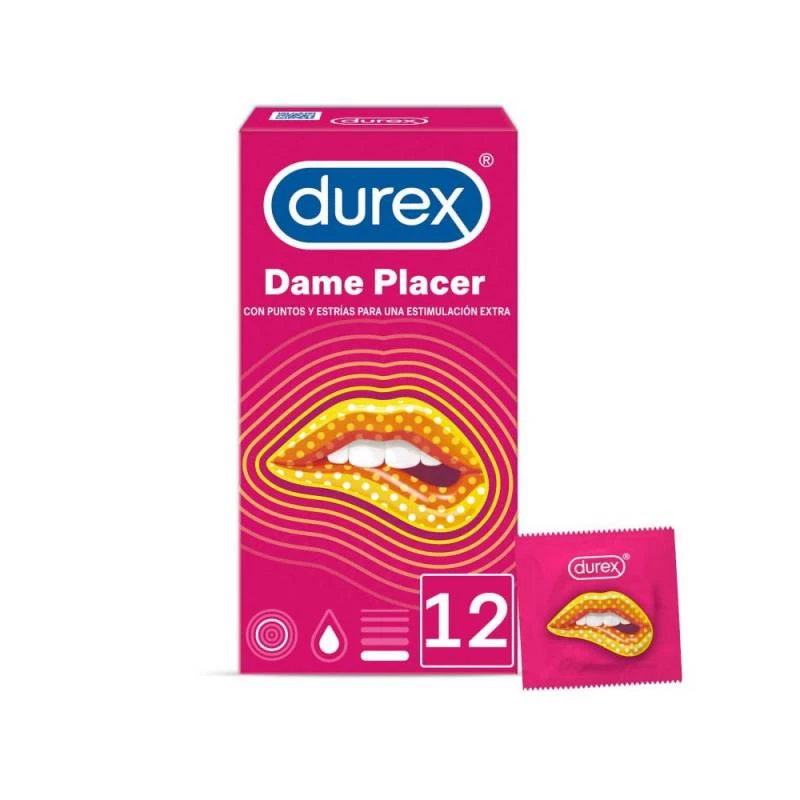 Durex Dame Placer Easy On 12 Unidades 3 Durex Dame Placer Easy On 12 Unidades