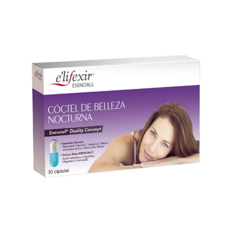 E´LIFEXIR ESENCIALL COCTEL DEBELLEZA NOCTURNA 30caps 3 E´LIFEXIR ESENCIALL COCTEL DEBELLEZA NOCTURNA 30caps
