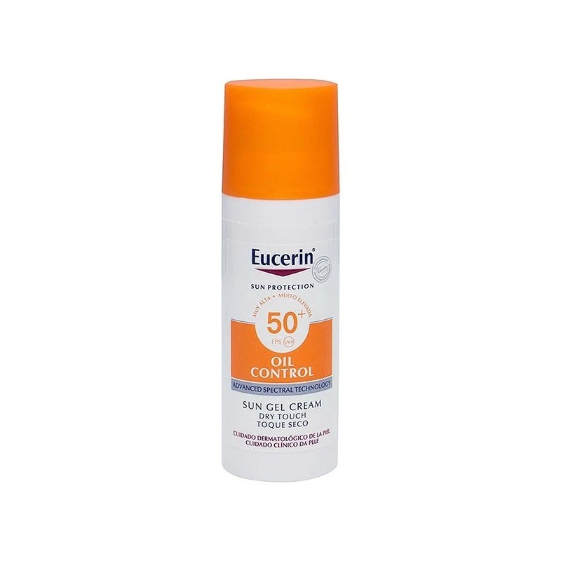 Eucerin Gel-Crema Toque Seco FPS 50+ 50 Ml 4 Eucerin Gel-Crema Toque Seco FPS 50+ 50 Ml - Imagen 2