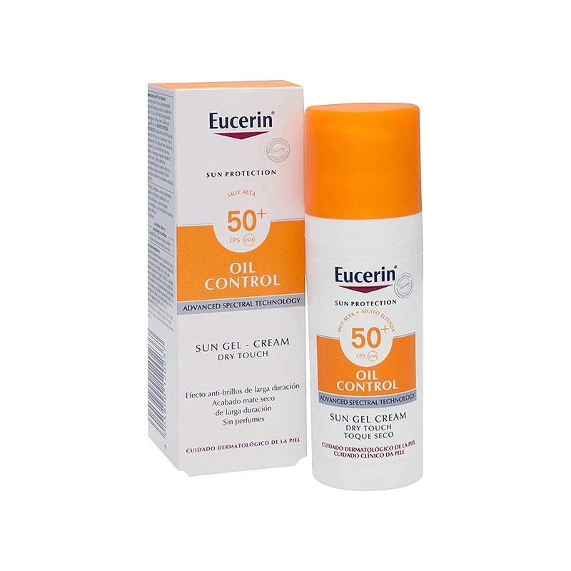 Eucerin Gel-Crema Toque Seco FPS 50+ 50 Ml 3 Eucerin Gel-Crema Toque Seco FPS 50+ 50 Ml