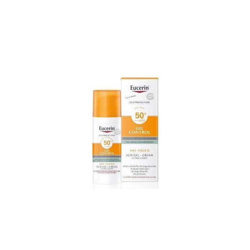 EUCERIN SUN PROTECTION SPF 50+ OIL CONTROL TINTED 1 TUBO 50 ML 3 EUCERIN SUN PROTECTION SPF 50+ OIL CONTROL TINTED 1 TUBO 50 ML