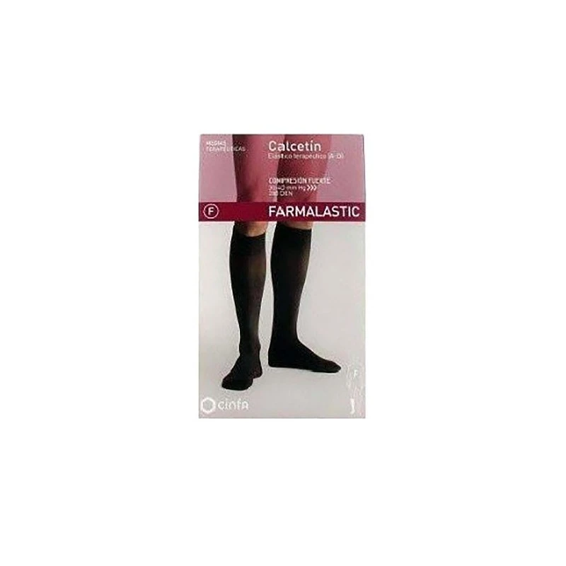 Farmalastic Calcetín Antibacteriano Comp. Normal T-grande Negro 1ud 3 Farmalastic Calcetín Antibacteriano Comp. Normal T-grande Negro 1ud