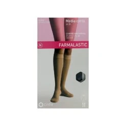 Farmalastic Media Corta (A-D) Compresión Normal T-grande Negro 1ud
