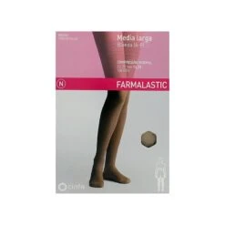 Farmalastic Media Larga Blonda (A-F) Compresión Normal T-pequeña Beige 1ud