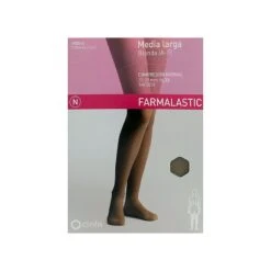Farmalastic Media Larga Blonda (A-F) Compresión Normal T-reina Camel 1ud