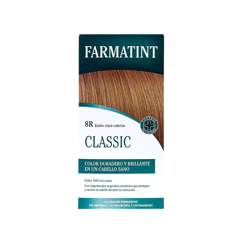 Farmatint 8R Rubio Claro Cobrizo 135ml 6 Farmatint 8R Rubio Claro Cobrizo 135ml - Imagen 4