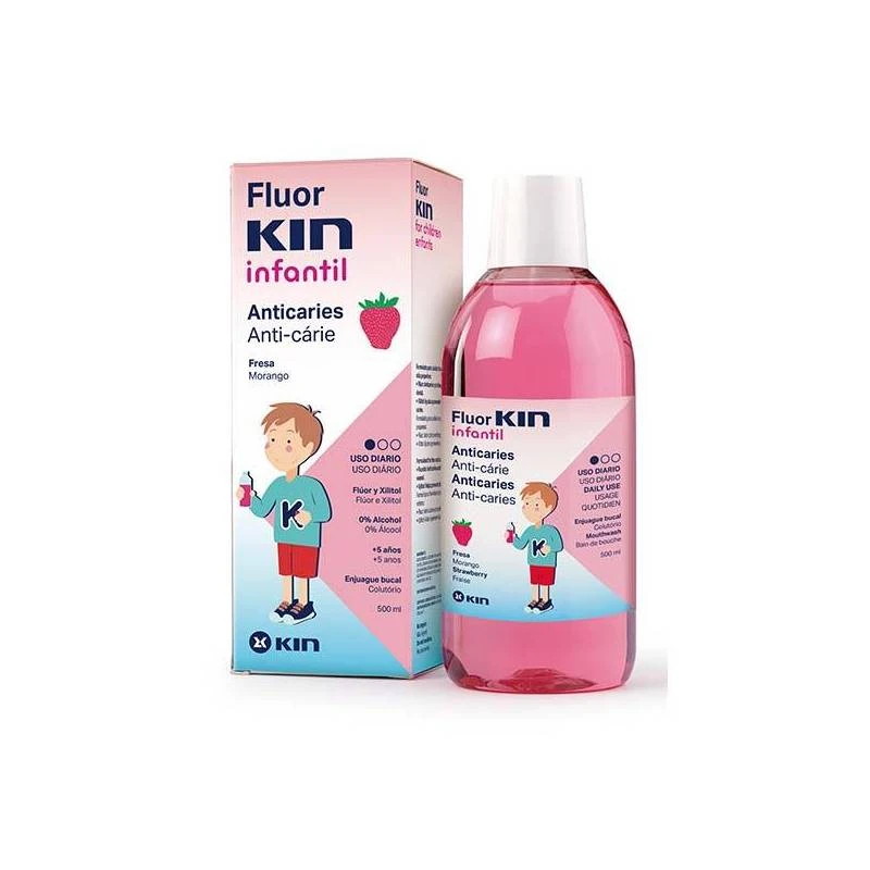 Fluor Kin Enjuague Infantil 500ml 3 Fluor Kin Enjuague Infantil 500ml