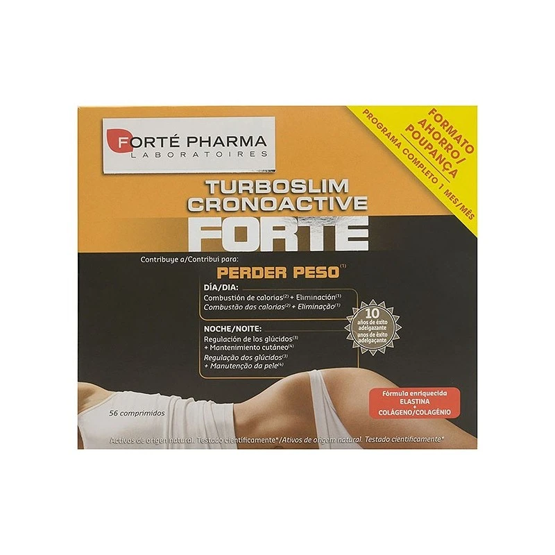 Forté Pharma Turboslim Cronoactive Forte 56 Comprimidos 6 Forté Pharma Turboslim Cronoactive Forte 56 Comprimidos - Imagen 4