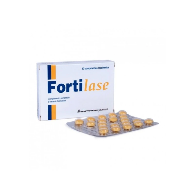 Fortilase 20 Comprimidos 3 Fortilase 20 Comprimidos