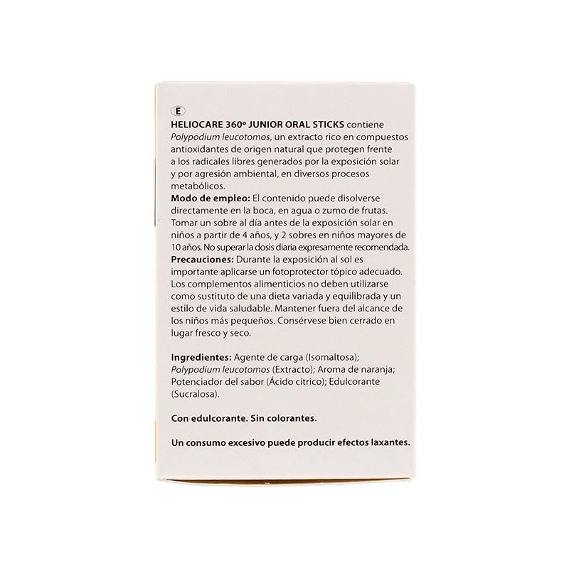 Heliocare 360 Junior Oral 20 Sticks 7 Heliocare 360 Junior Oral 20 Sticks - Imagen 5