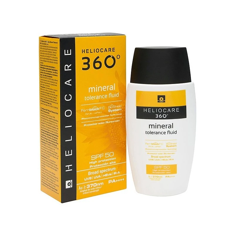 Heliocare 360 Mineral Tolerance Fluid SPF50 50ml 3 Heliocare 360 Mineral Tolerance Fluid SPF50 50ml