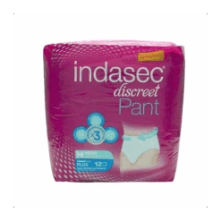 Indasec Discreet Pant Plus Talla Media 12 Unidades