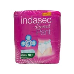 Indasec Discreet Pant Talla Super Grande 10 Uds