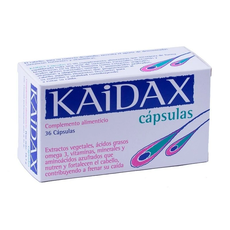Kaidax Anticaida 36 Capsulas 3 Kaidax Anticaida 36 Capsulas