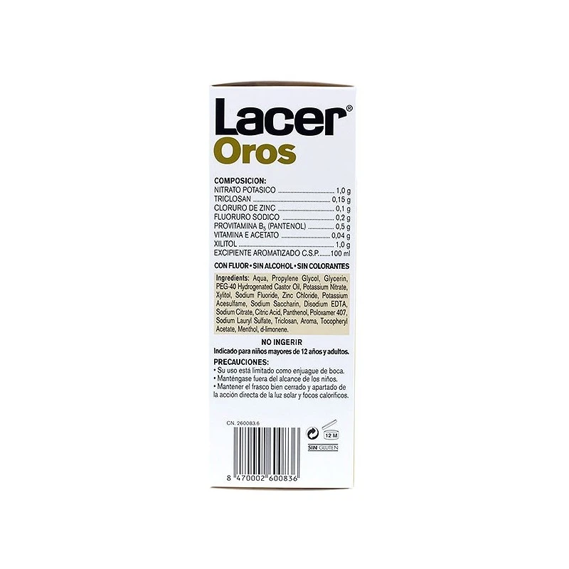Lacer Oros Colutorio 500 Ml 8 Lacer Oros Colutorio 500 Ml - Imagen 6