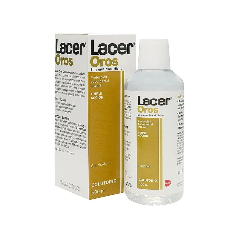 Lacer Oros Colutorio 500 Ml 3 Lacer Oros Colutorio 500 Ml