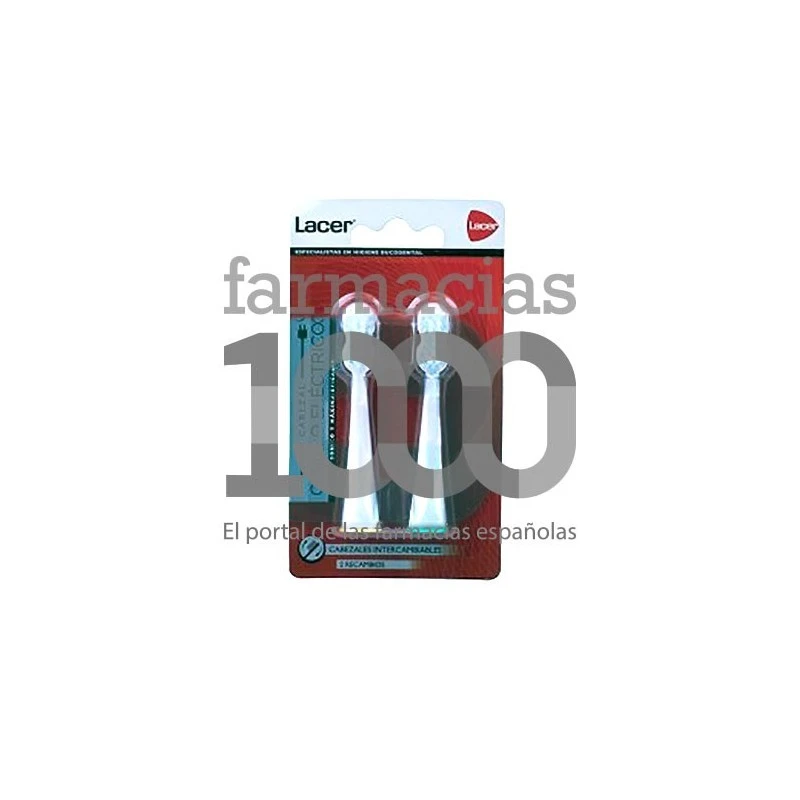 Lacer Recambios Del Cepillo Eléctrico Sónico 2uds 3 Lacer Recambios Del Cepillo Eléctrico Sónico 2uds
