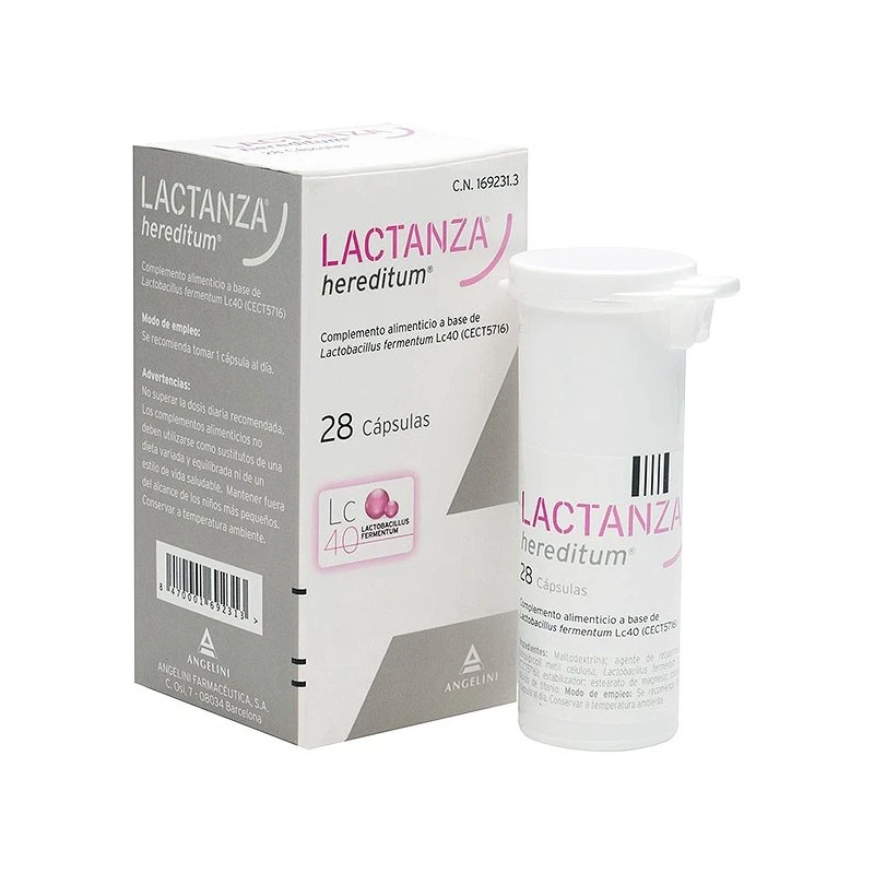 Lactanza Hereditum Complemento Alimenticio LC40 28 Caps 3 Lactanza Hereditum Complemento Alimenticio LC40 28 Caps