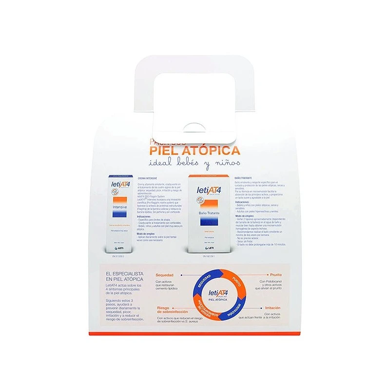 Leti AT4 Baño Tratante 200 Ml Piel Atópica 7 Leti AT4 Baño Tratante 200 Ml Piel Atópica - Imagen 5