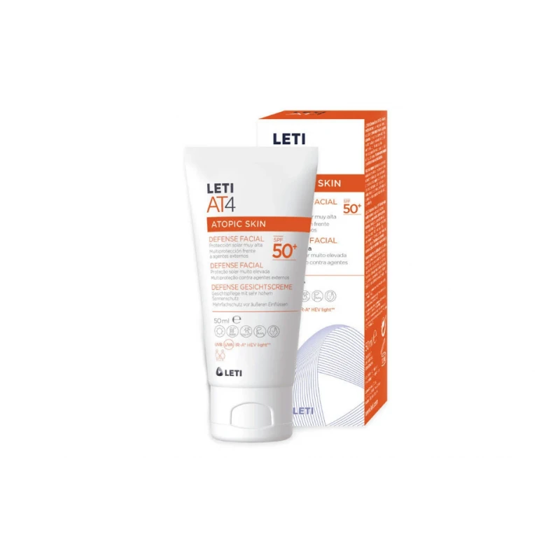 Leti AT4 Defense Facial Atopic Skin SPF50+ 50ml 3 Leti AT4 Defense Facial Atopic Skin SPF50+ 50ml