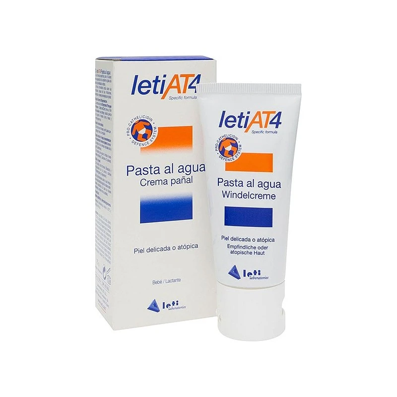 Leti AT4 Pasta Al Agua 75 Gr Para Pañal Pieles Atópicas 3 Leti AT4 Pasta Al Agua 75 Gr Para Pañal Pieles Atópicas