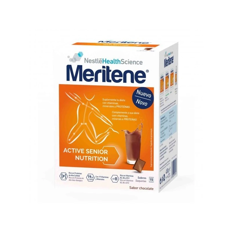 Meritene Senior Batido De Chocolate 15 Sobres 3 Meritene Senior Batido De Chocolate 15 Sobres