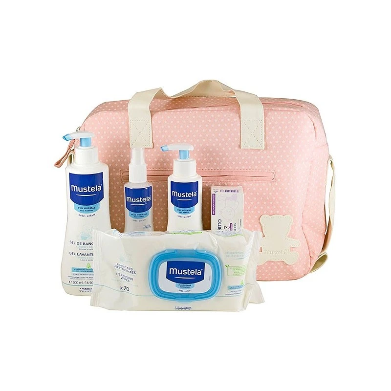 Mustela Bolsa Mis Primeros Productos Rosa 3 Mustela Bolsa Mis Primeros Productos Rosa