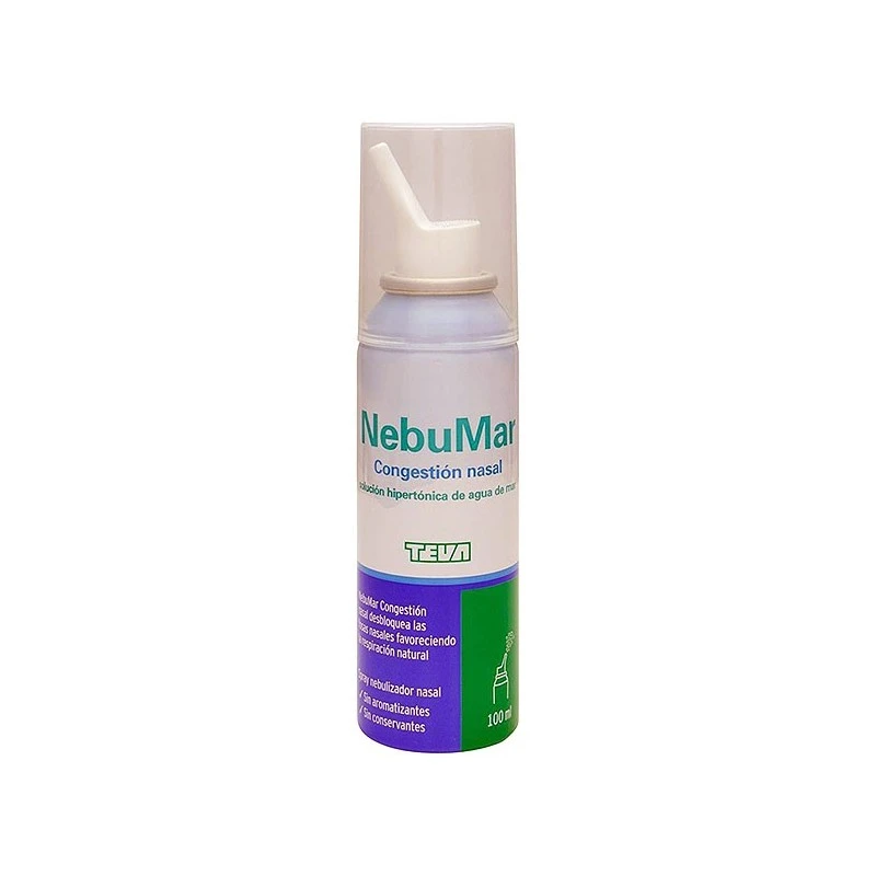 Nebumar Congestión Nasal Solución Salina 100ml 4 Nebumar Congestión Nasal Solución Salina 100ml - Imagen 2